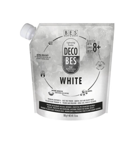 White bleaching powder DECOBES 500 g BES for professional lightening