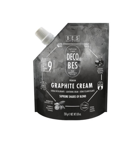 DECOBES Graphite bleaching cream 250 g BES for professional lightening