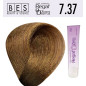 Tinte para el cabello, sin amoniaco Bes  Regal Zero 7.37 Rubio Dorado Tabaco 100 ml