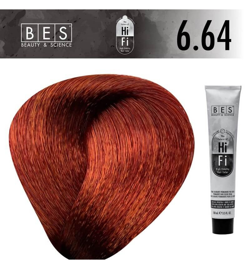 Hi-Fi 6.64 Dark Red Copper Blond 100 ml Hi-Fi 6.64 Dark Red Copper Blond 100 ml