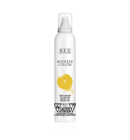MOUSSE COLOR 9 RUBIO MUY CLARO 200ML