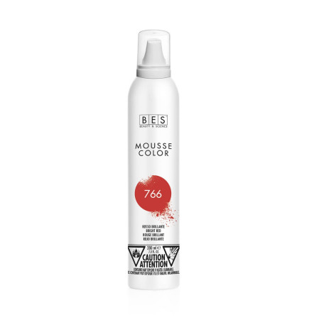 MOUSSE COLOR 766 ROJO BRILLANTE 200ML