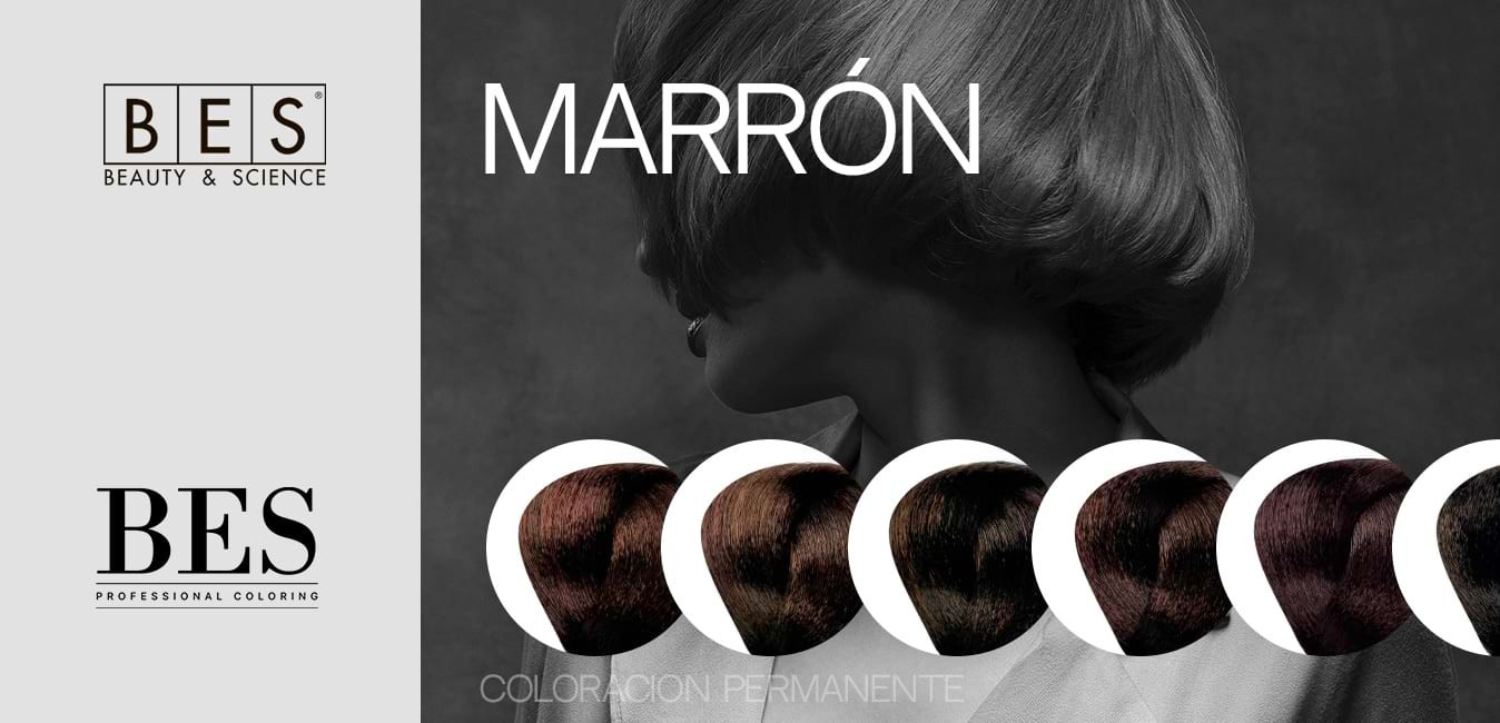 Tintes Permanentes para el Cabello • Colores Marrón • BES