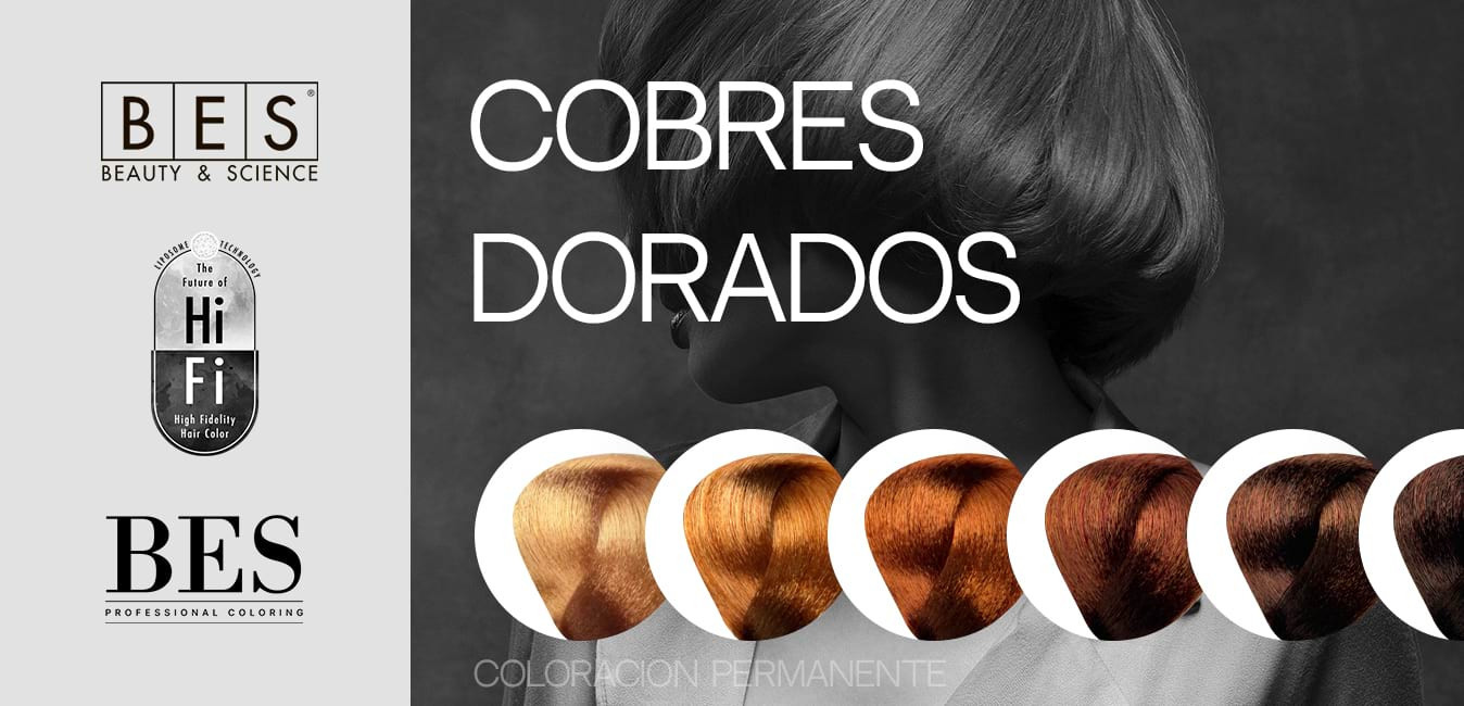 Tintes Permanentes Cobre Dorados • BES