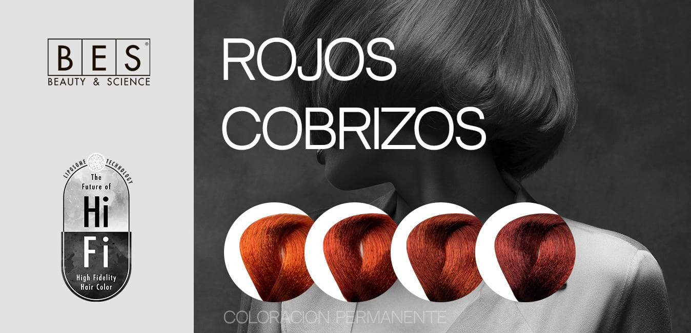 Tintes Permanentes tono Rojo Cobreados • BES