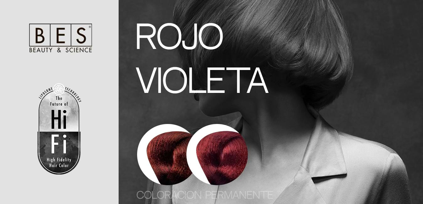 Permanent Hair Dyes • Red Violet Shades • BES Professional