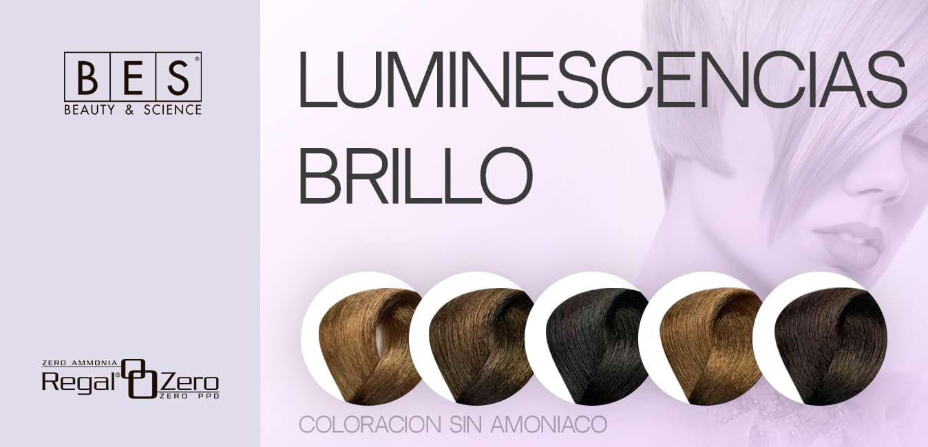 Tinte sin Amoníaco Luminescencias Brillo • BES Regal Zero